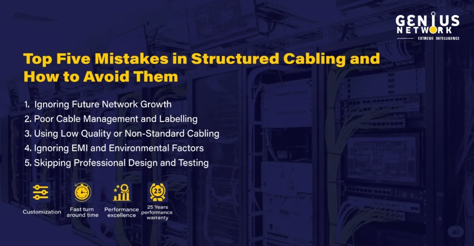 Top Five Mistakes in Structured Cabling and How to Avoid Them